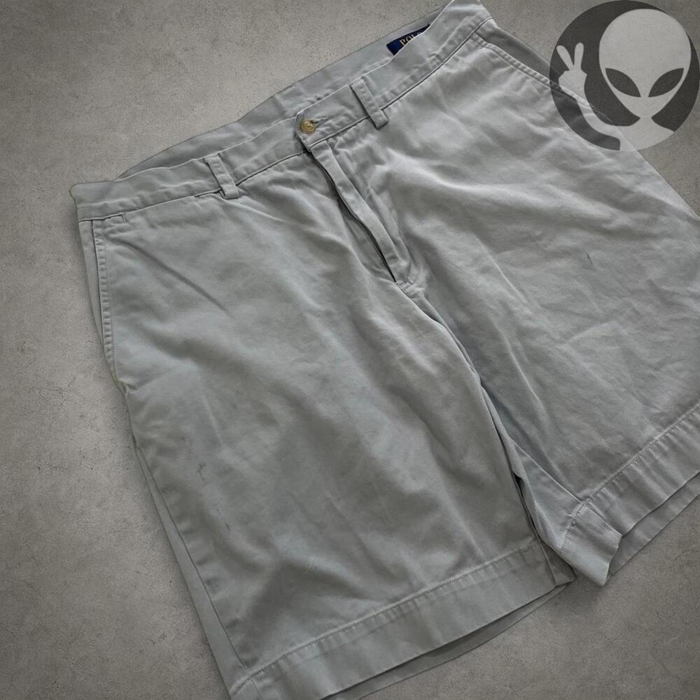 Polo Ralph Lauren Chino Shorts Size 36 Baby Blue Classic - Picture 6 of 8